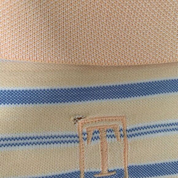 Tehama Polo Shirt Men's Large 1/4 Button Short Sleeve Pima Cotton - Picture 9 of 11